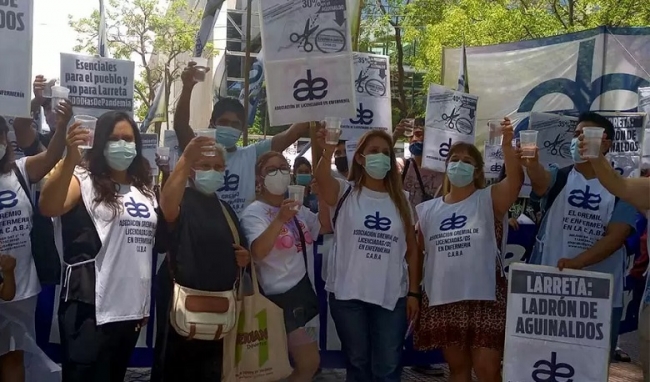 Enfermeros de la ciudad de Buenos Aires, convocan a protesta en rechazo de Milei y en defensa del reconocimiento de la actividad