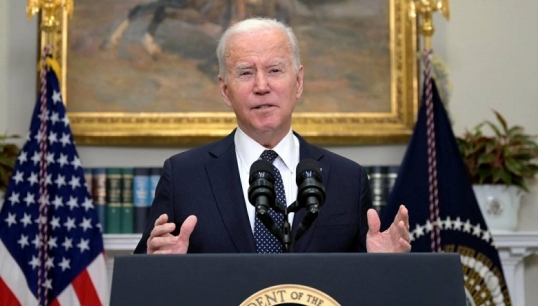 Joe Biden afirmó que su par ruso, Vladimir Putin, &quot;eligió la guerra y sufrirá las consecuencias&quot;