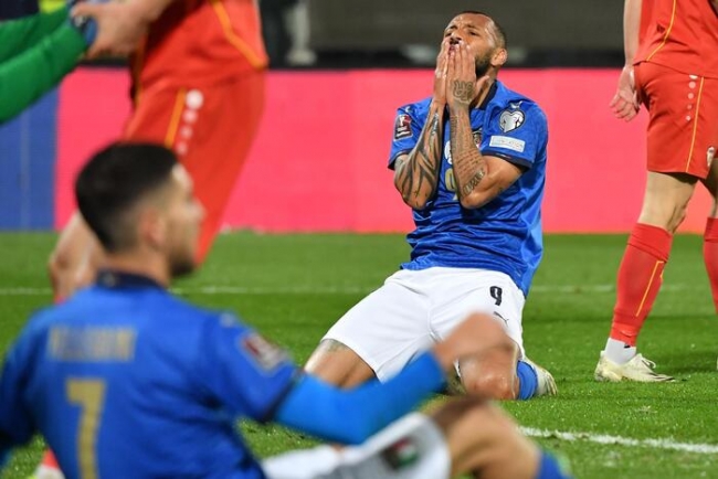 Eliminatorias Europeas Qatar 2022: Italia perdió con Macedonia del Norte, y quedó afuera del mundial