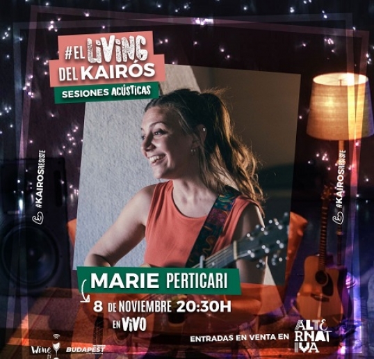 El Living del Kairós: Sesiones Acústicas presenta a Marie Perticare