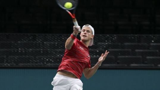 ATP Final Masters de tenis de Londres: Diego Schwartzman perdió ante el serbio Novak Djokovic, por 6-3 y 6-2