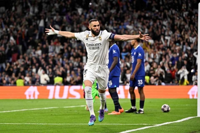 Liga de Campeones de Europa: Real Madrid derrotó en España a Chelsea, de Inglaterra, en la ida de los cuartos de final