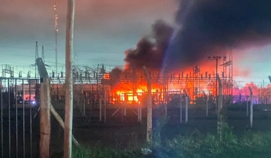 Apagón masivo en La Plata: Se incendió la subestación eléctrica de Tolosa