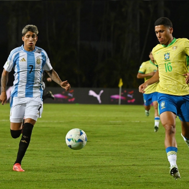 Sudamericano Sub 20 en Venezuela: Argentina goleó 6-0 a Brasil