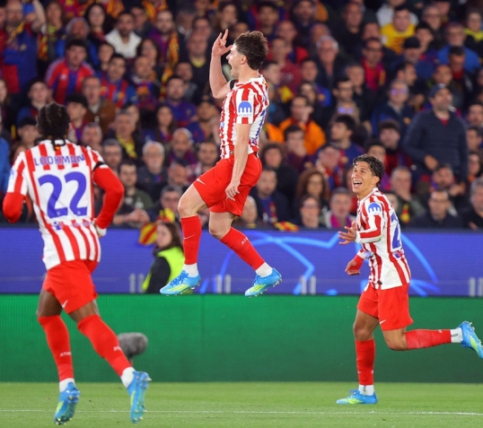 UEFA Champions League: Atlético Madrid derrotó por 2-0 al Barcelona