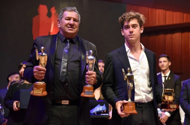 Premios Olimpia: Emiliano "Dibu" Martínez y Franco Colapinto, se llevaron el de oro compartido