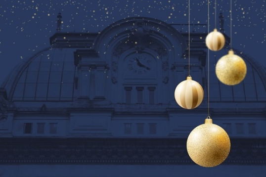 Gran evento navideño en la explanada del Palacio Libertad