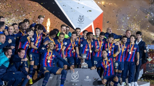 Barcelona ganó la supercopa de España