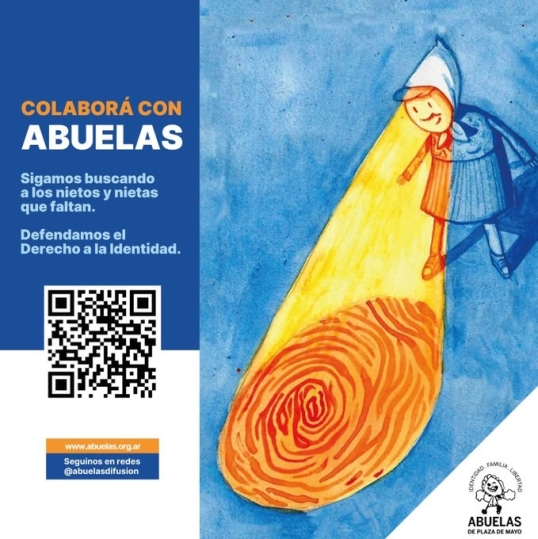 Abuelas de Plaza de Mayo lanzó una campaña denominada “Soy de Abuelas”