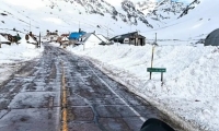 Mendoza: Cierran el paso fronterizo Cristo Redentor por nevadas en alta montaña