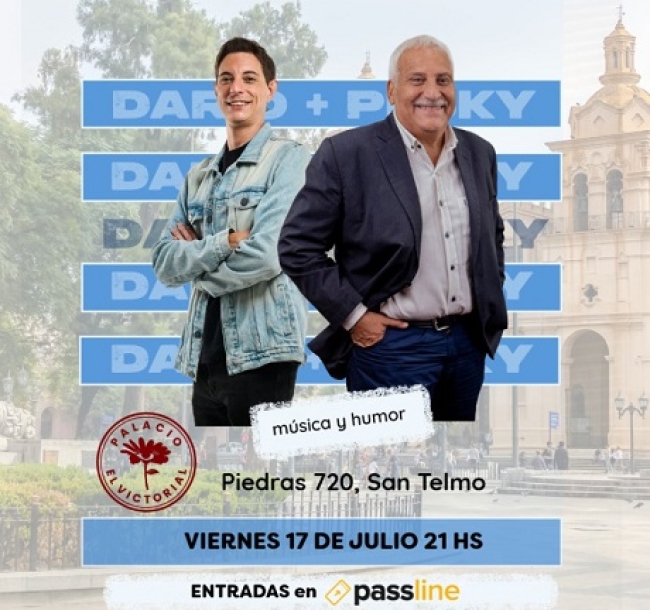 Villarruel + Francisco Pesky mezclan música con humor en el Palacio El Victorial
