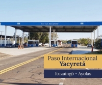 Yacyretá: Quedó habilitado de manera provisoria el paso fronterizo entre Paraguay y Argentina