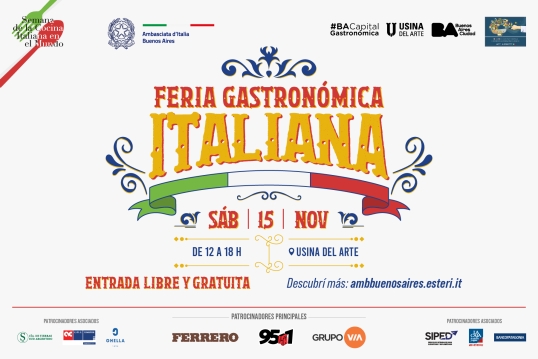 Se viene la Feria Gastronómica Italiana en la Ciudad de Buenos Aires
