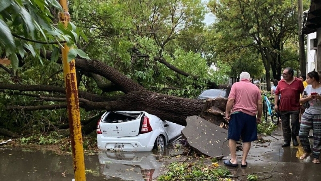 Santa Fe: Fuerte temporal en Casilda, Pujato y otras localidades