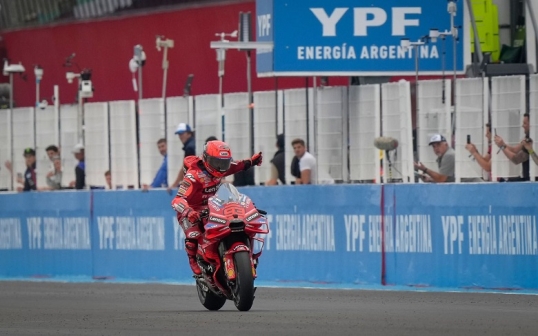 Moto GP: Marc Márquez, con Ducati larga en la pole en el Gran Premio de Argentina