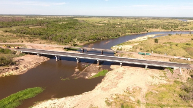 Vialidad Nacional inauguró el nuevo puente que une Goya y Esquina, en Corrientes