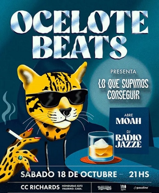 Ocelote Beats: el trío argentino de trip-hop y jazz experimental se presenta en Buenos ires