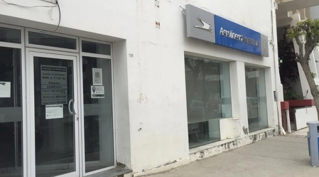 Aerolineas Aerolíneas cerró definitivamente su oficina en Comodoro Rivadavia