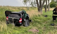 Choque y vuelco fatal en la Ruta 11 a la altura General Conesa