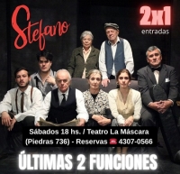 "Stefano", funciones despedida 2x1 en el Teatro La Máscara
