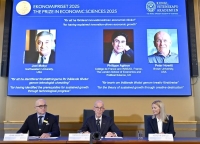 Otorgan el Premio Nobel de Economía 2025