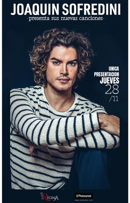 Joaquín Sofredini en el Teatro Regina-Unica función