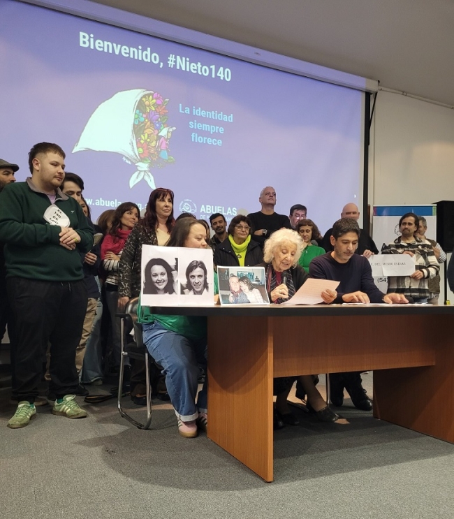 Abuelas de Plaza de Mayo confirma la restitución del nieto 140