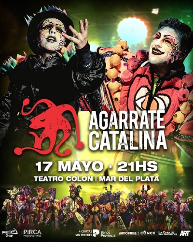 La murga uruguaya Agarrate Catalina regresa a Mar del Plata