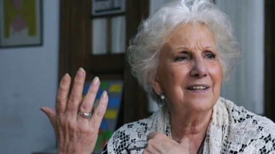 Estela de Carlotto repudió la utilización de la frase “Nunca Más”, en la campaña política de La Libertad Avanza