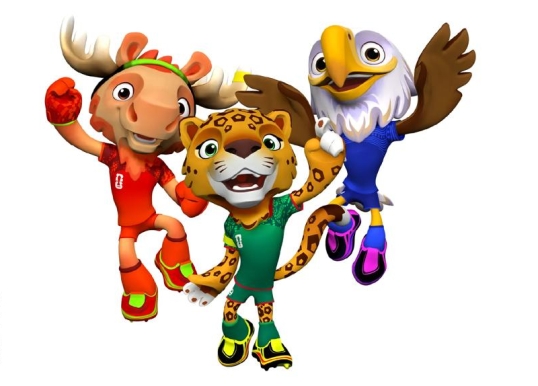 Las tres mascotas del Mundial 2026