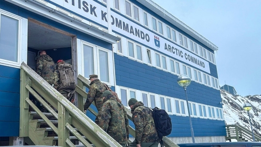 Las tropas alemanas abandonan Groenlandia