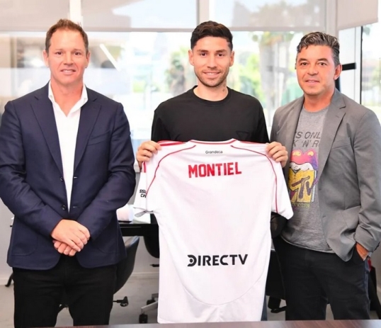 River Plate: Gonzalo Montiel estampó su firma en el contrato con el «millonario»