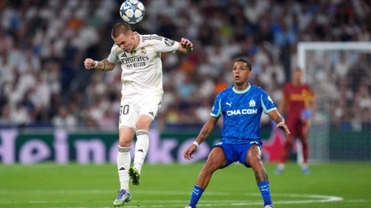 UEFA Champions League: Real Madrid derrotó 2-1 a Olympique de Marsella