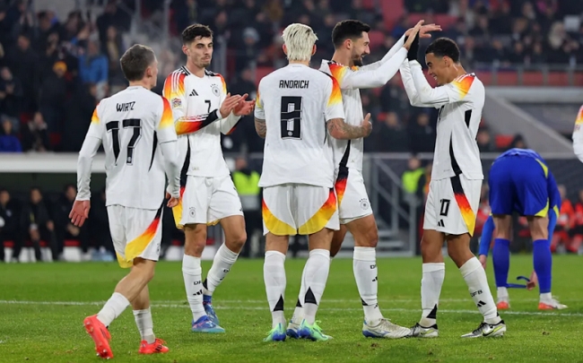 Liga de Naciones UEFA: Alemania goleó 7 a 0 a Bosnia