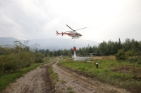 Río Negro: Continúan combatiendo el incendio en El Bolsón