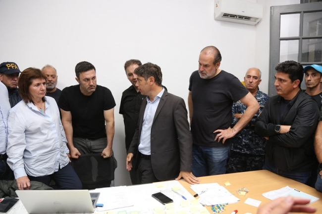 Bahía Blanca: El Gobernador Axel Kicillof, se reunió con Bullrich y Petri