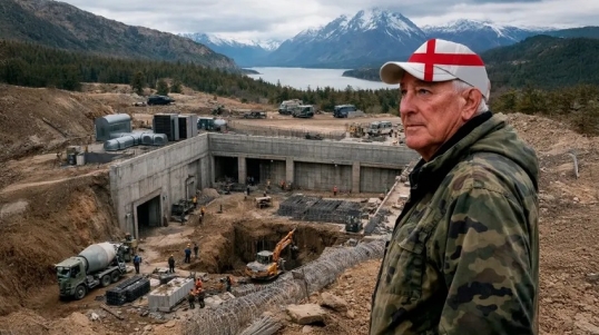 Lago Escondido: Joe Lewis construye un búnker militar de 4.000 m² sin autorización