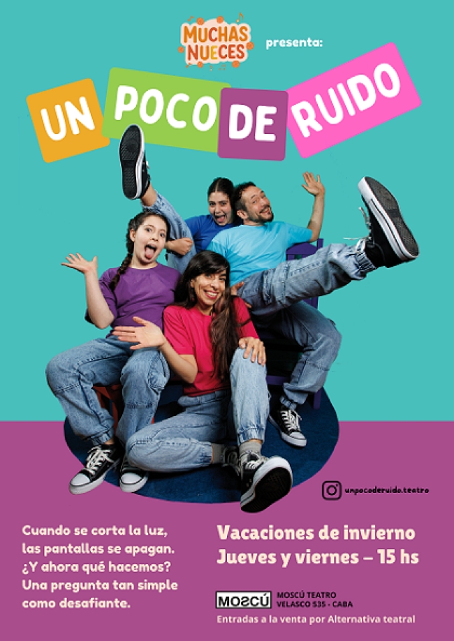 La banda para las infancias Muchas Nueces llega con dos propuestas en estas vacaciones de invierno