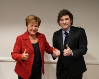 Kristalina Georgieva dijo que la reunión con Milei fue «excelente»