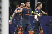 Champions League: Inter le ganó al Kairat Almaty, Lautaro Martínez marcó un gol