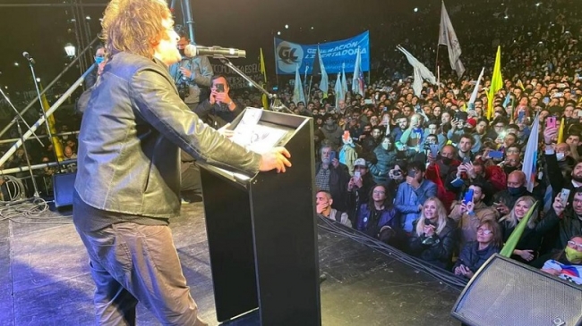 Javier Milei encabezará hoy en Parque Lezama el acto de lanzamiento de La Libertad Avanza a nivel nacional