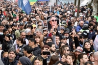 Culminó el velatorio del Indio Solari, por decisión de la familia