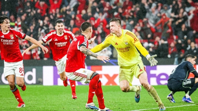 Playoffs de la UEFA Champions League: Benfica enfrenta al Real Madrid