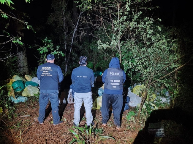 Misiones: secuestraron casi seis toneladas de marihuana