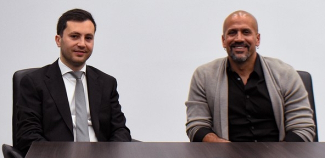 Di Carlo y Juan Verón organizaron una mesa de trabajo para el desarrollo del fútbol argentino