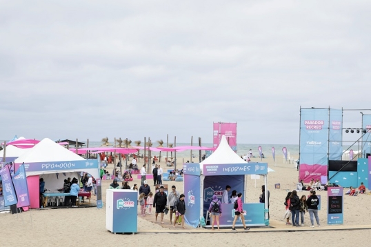El Gobierno bonaerense inauguro paradores ReCreo en Miramar y Villa Gesell para un verano bueno, bonito
