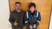 Madrid: Milei se reunió con Santiago Abascal y Jesús Huerta De Soto