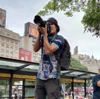 Fabián Grillo, padre del fotógrafo herido: «Tiene una leve mejoría, hay que seguir con cautela»