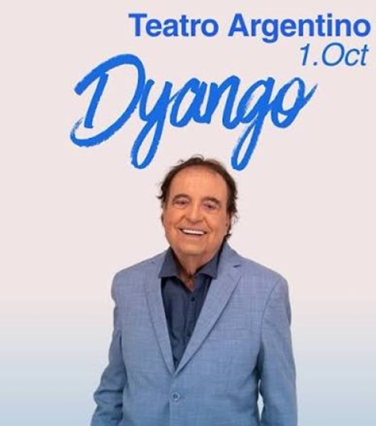 Dyango se presenta en el Teatro Argentino en el marco del tour «Su amigo Dyango»