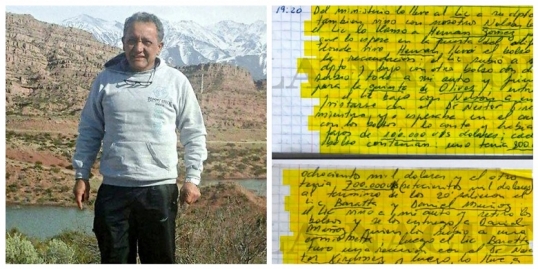 Causa armada cuadernos: Empresario aseguró que fue obligado a declarar como arrepentido y pidió retirar su testimonio
